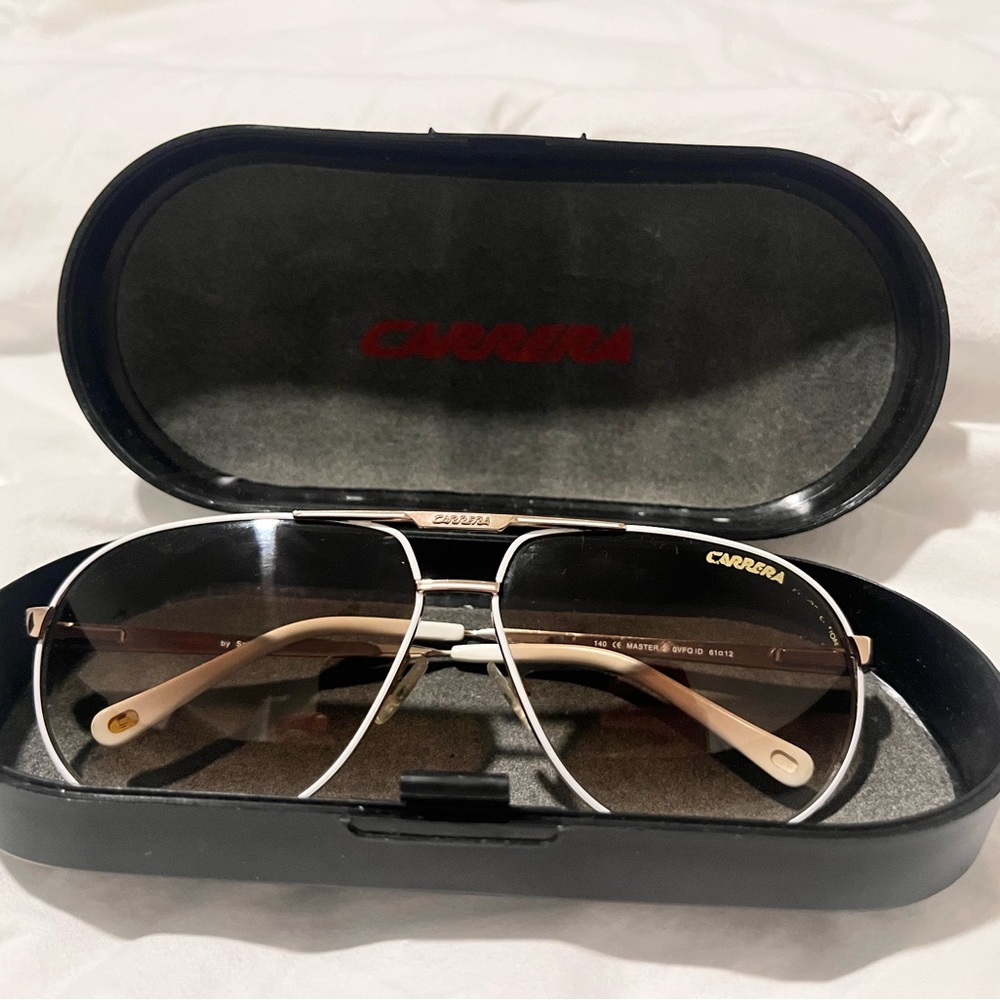 Authentic Carrera Brown Aviator Sunglasses